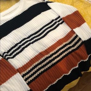 Fall striped sweater!